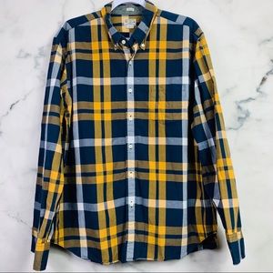 J. Crew Slim Fit Plaid Button Down Shirt